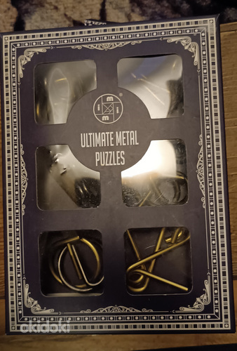 Arendav mänguasi - 6 SET OF METAL PUZZLES