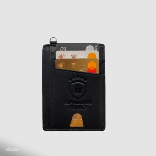 UUED RFID Kaitsega nahast kaarditaskud (foto #1)