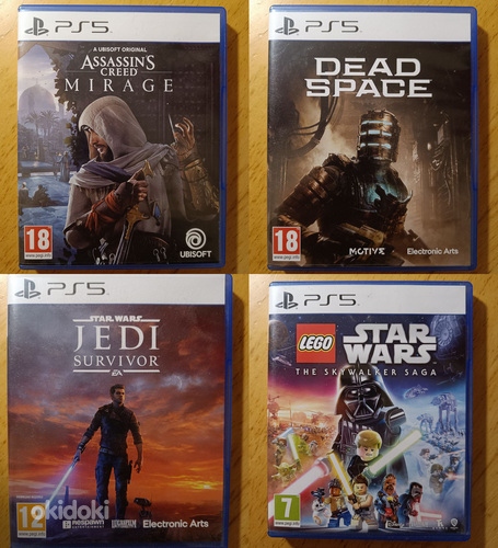 PS5 Mängud Jedi Survivor, Lego Star Wars, Dead Space, Mirage (foto #1)