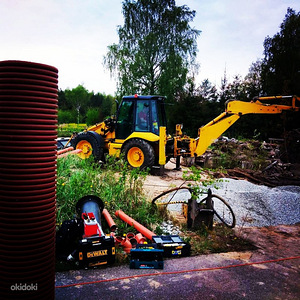 Vesi ja kanalisatsioon. Reoveemahutite paigaldus (9 foto / 10)