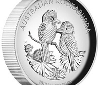 Серебряная монета Australia Kookaburra 1 унция 2013 г.