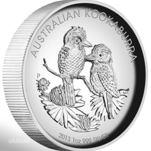 1 oz Austraalia Kookaburra hõbemünt 2013 (foto #1)