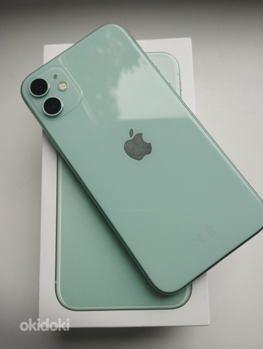 iPhone 11, зелёный/мятный, 128 ГБ
