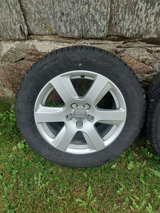 Audi 17" originaal veljed 5x112 + talverehvid 225/55/17
