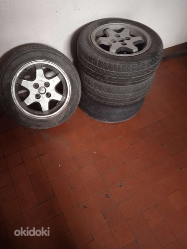 Mazda 323 alumiiniumvaluveljed koos rehvidega R14x4