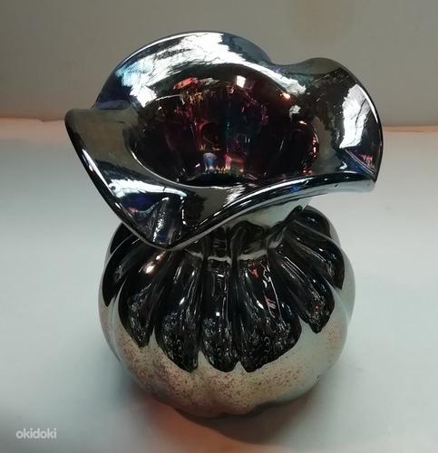 Люстра стеклянная ваза 12 см (фото #2)