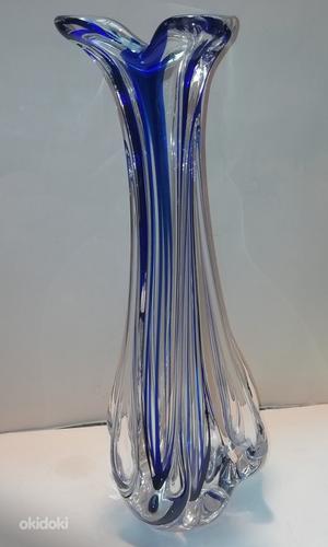 Очень красивая ваза (тяжелое стекло) !!! 38 см (фото #5)