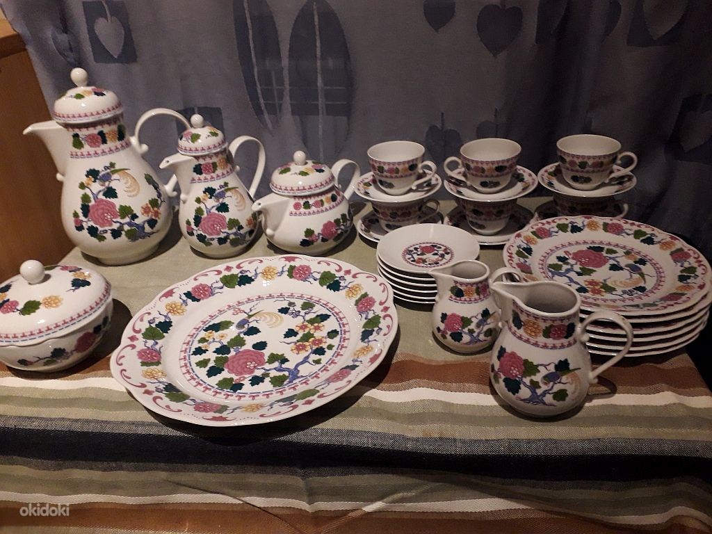 Кофейно-чайный сервиз Райские птицы ГДР Kahla - Tallinn - Антиквариат ...