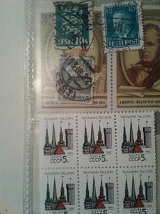 Эстонская почтовая марка