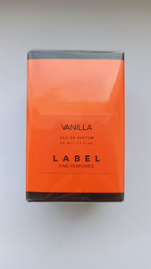 Label Vanilla parfüümvesi