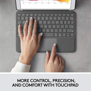 Logitech Combo Touch klaviatuur ja ümbris iPad-ile (7, 8, 9) (2 foto / 4)