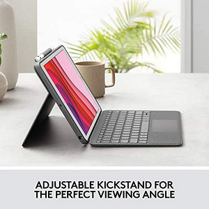 Logitech Combo Touch klaviatuur ja ümbris iPad-ile (7, 8, 9) (4 foto / 4)