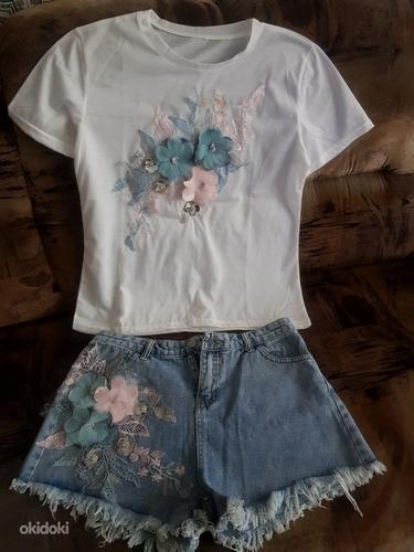 Новый комплект на лето (шорты+футболка) (фото #1)