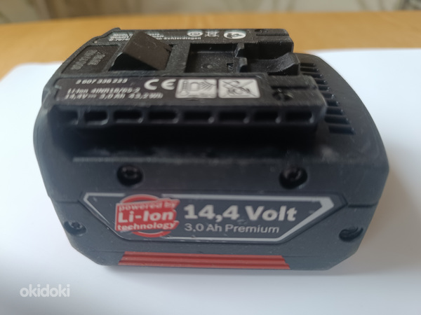 Bosch aku 14,4 V Li-lon, 3,0 Ah (foto #4)