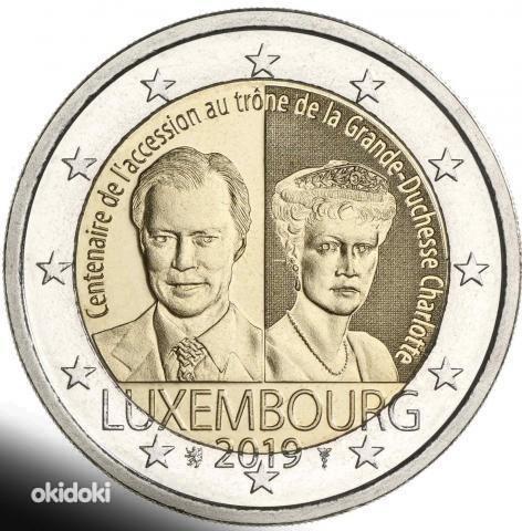 2 евро Люксембург 2019 UNC (фото #1)