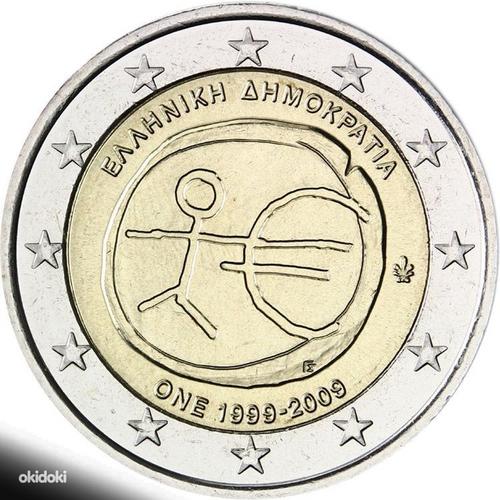 2 евро Греция 2009 UNC (фото #1)