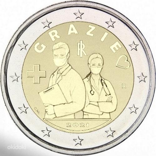 2 eurot Itaalia 2021 UNC (foto #1)