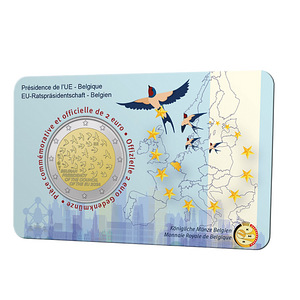 2 eurot Belgia, Saksamaa, Luksemburg 2024 UNC