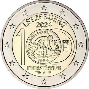 2 евро Бельгия,Германия,Люксембург 2024 UNC (3 фото из 4)