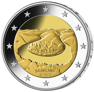 2 евро Словакия,Германия,Бельгия 2025 (2 фото из 3)
