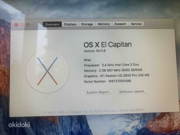 Компьютер Apple Imac