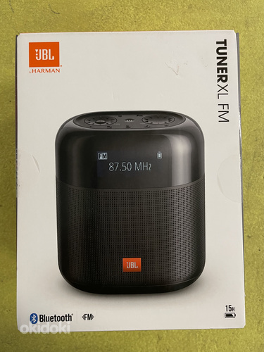 JBL Tuner XL - Bluetooth kaasaskantav raadio/kõlar must, uus (foto #1)