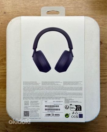 Sony WH-1000XM5 mürasummutavad BT kõrvaklapid, hall/sinine (foto #5)