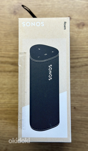 Интеллектуальная колонка Sonos Roam с Bluetooth/Wi-Fi, чёрна (фото #1)