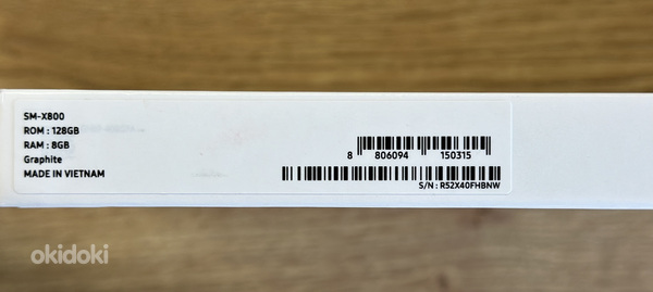 Samsung Galaxy Tab S8+ 12.4" WiFi 128GB graphite, uus! (foto #4)