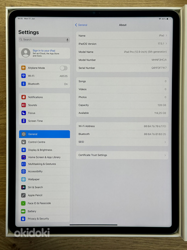 Apple iPad Pro 12.9 5 поколения M1 128GB WiFi (фото #9)