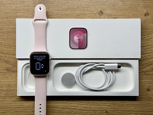 Apple Watch Series 9 45mm Pink WIFI+LTE, roosa sport band