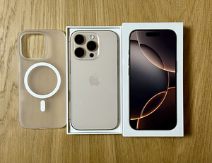 Apple iPhone 16 Pro Desert Titanium 128GB uueväärne!Aku 100% (1 foto / 7)