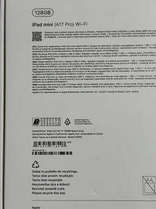 UUS! Apple iPad mini (A17 Pro) Wi-Fi 128GB Space Gray (4 foto / 4)