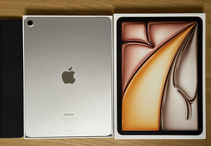 Apple iPad Air 11'' 2024 M2 128GB Starlight WiFi, uueväärne (1 foto / 7)