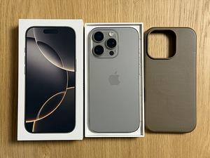 Apple iPhone 16 Pro Natural Ti 512GB как новый! Аккумулятор (1 фото из 10)