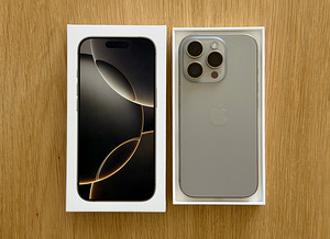 Apple iPhone 16 Pro Natural Titanium 256 uueväärne! Aku 100% (1 foto / 7)