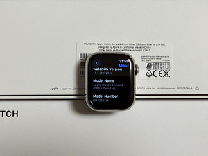 Apple Watch 9 41mm SS Silver GPS+LTE как новый! Аккумулятор (7 фото из 9)