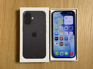 Apple iPhone 16 Black 128GB uueväärne Aku 100% cc16 Garantii (6 foto / 9)