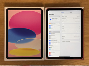 Apple iPad 10gen 10.9” WiF 64GB Pink uueväärne, aku 98% (7 foto / 7)