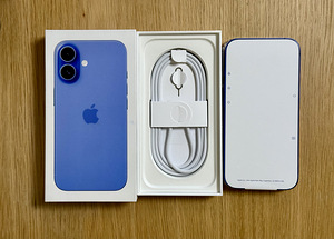 Apple iPhone 16 Ultramarine 128GB uus, garantii kuni 04.2027 (2 foto / 3)