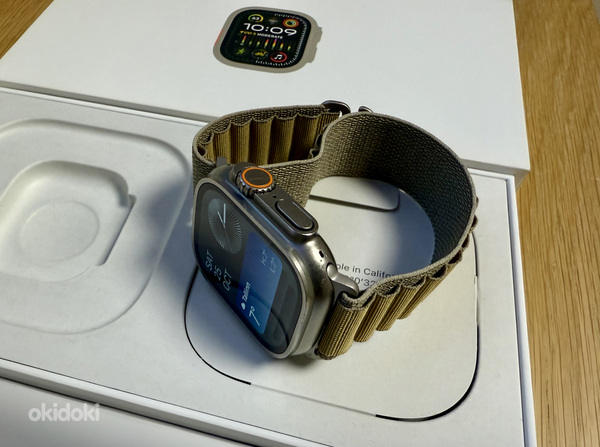 Apple Watch Ultra 2 49mm v heas korras. Aku 99%