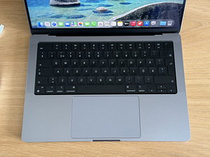 Apple Macbook Pro 14 M1 Pro 16/512GB SpG SWE, heas korras! (2 foto / 8)