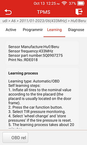 Launch CRT 511S для программирования датчиков TPMS (7 фото из 10)