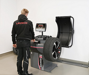 Premiumklassi rehvimontaazipink ja tasakaalustusmasin LAUNCH (6 foto / 10)