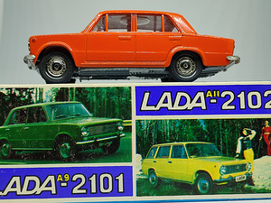 Mudelauto LADA 2101. A9. USSR. 1978a. 1:43 (3 foto / 10)