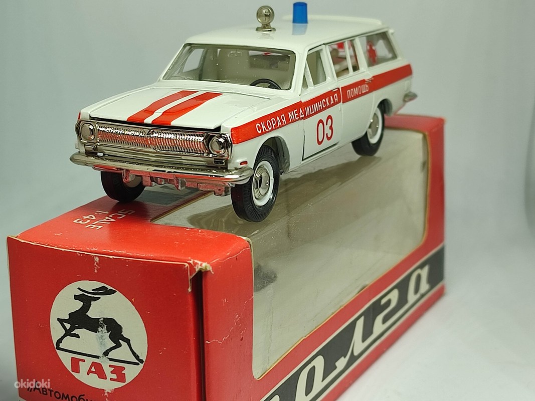 Модель автомобиля ВОЛГА ГАЗ 24-02 скорая помощь. 1988 год. С - Tallinn ...