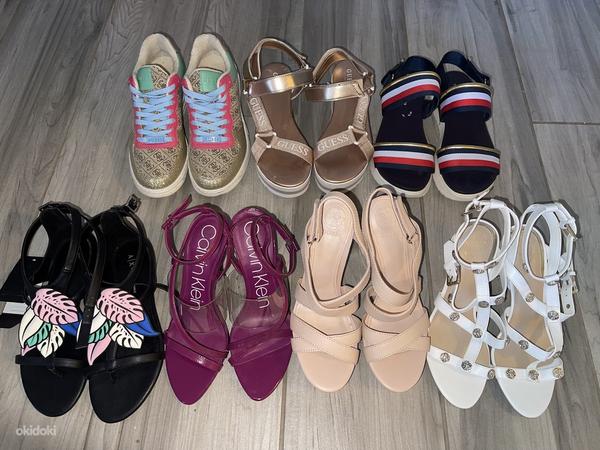 Guess, Tommy, Calvin, Armani naiste sandaalid, kingad (foto #1)