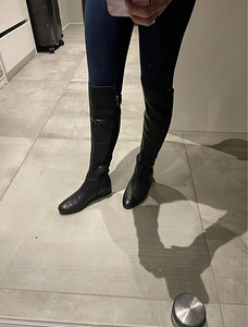 Новые женские черные кожаные ботинки Michael Kors 38.5