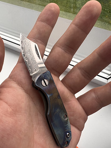 Titanium / damask custom nuga (3 foto / 6)