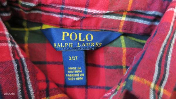 Очень приличная рубашка-поло RALPH LAUREN для девочки размер 3Т (фото #2)